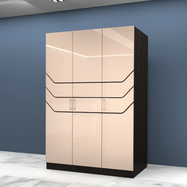 4-door-wardrobe-in-glossy-beige-and-dark-wood-finish-with-sleek-horizontal-accents.webp