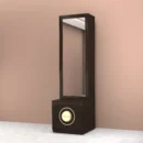 Modern-dark-wood-dresser-with-a-tall-mirror-and-circular-golden-accent-on-the-drawer.webp