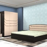 Modern-dual-tone-bedroom-set-with-bed-wardrobe-dresser-and-side-table-featuring-sleek-angular-accents-scaled.webp