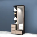 Modern-wooden-dresser-with-full-length-mirror-open-shelves-and-dual-tone-drawer-design.webp