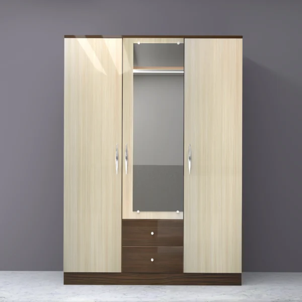 Ella Wardrobe 3 doors front view