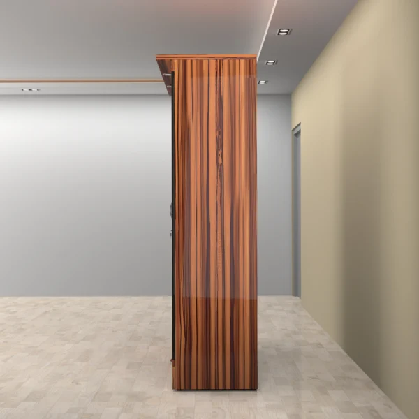 Layla wardrobe 3 doors side view