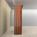 Layla wardrobe 3 doors side view