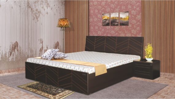Rolex Top Storage Bed with side table