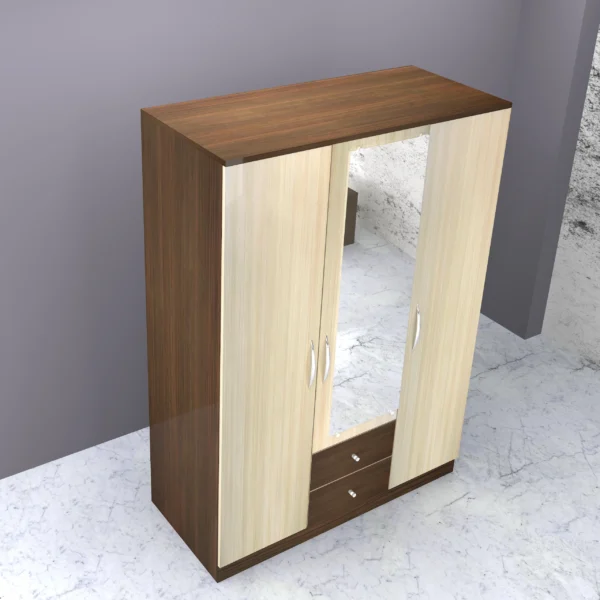 Ella Wardrobe 3 doors top view