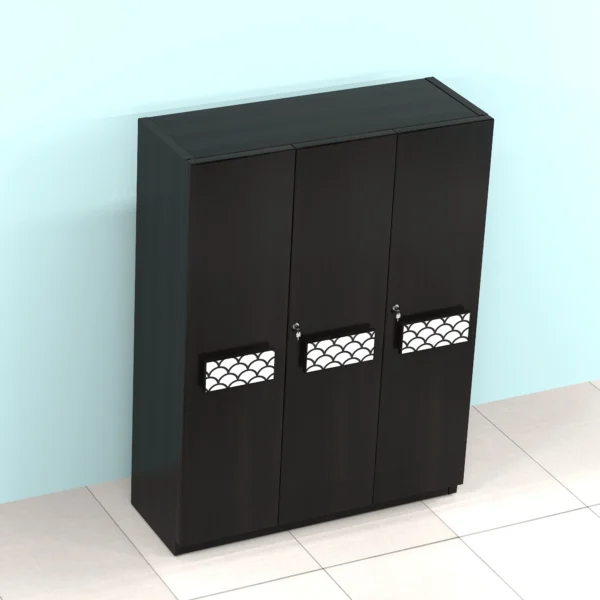 Pristine 3 doors wardrobe top view