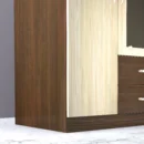 Ella Wardrobe 3 doors closeup view