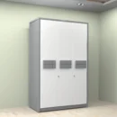 Sleek-2-door3-door-wardrobe-in-dark-wood-finish-with-signature-gold-concentric-ring-accents-and-high-gloss-reflective-surface.webp