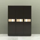 BELAVITA 3 Door Wardrobe front side view