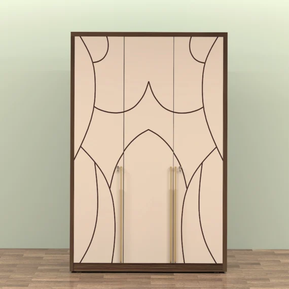 ARTEMIS 3 Door Wardrobe front view