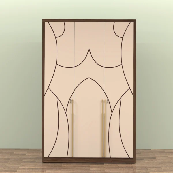 ARTEMIS 3 Door Wardrobe front view