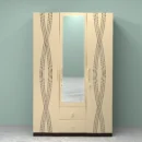 Oliver 3 Doors Wardrobe front view