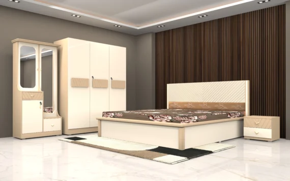 full-hydraulic-bedroom-set-in-dark-wood-finish-featuring-a-cushioned-headboard-bed-3-door-wardrobe-dresser-with-mirror-and-2-drawer-bedside-table-scaled.webp