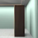 Oliver 3 Doors Wardrobe side view