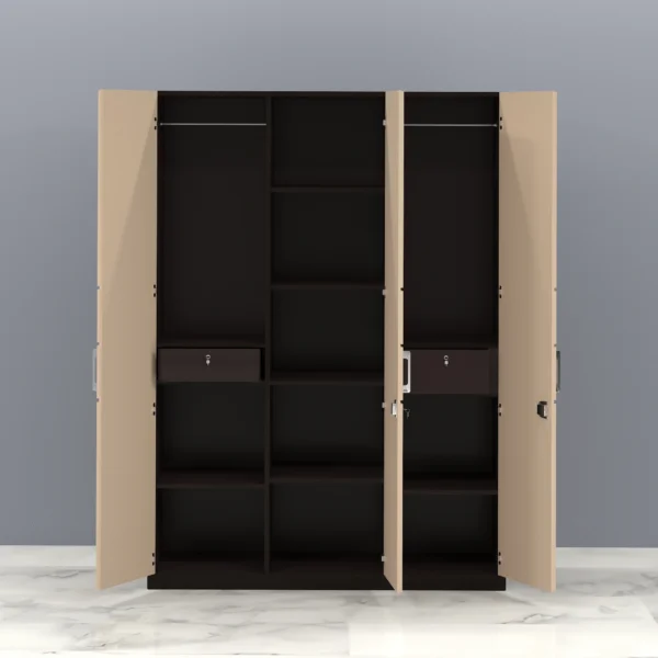 CIGA 3 Door Wardrobe open view