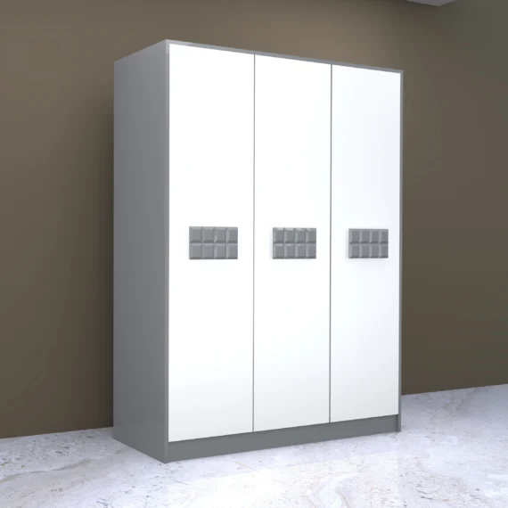 Sepia 3 doors wardrobe