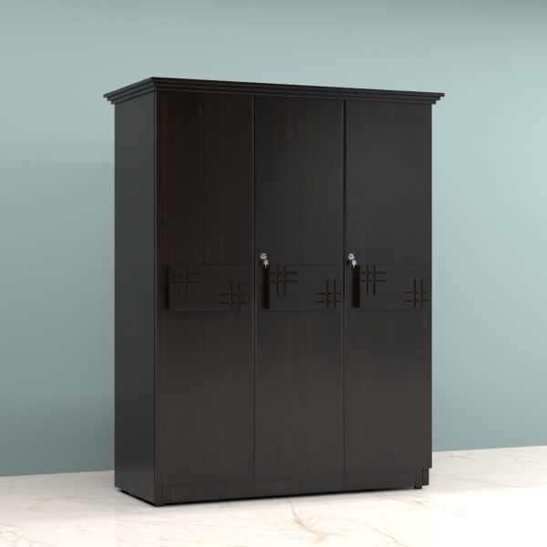 ARTEMIS 3 Door Wardrobe right front view