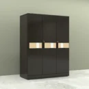 BELAVITA 3 Door Wardrobe right side view