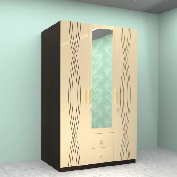 Oliver 3 Doors Wardrobe