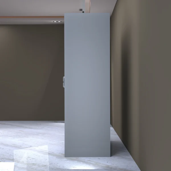 Sepia 3 doors wardrobe side engle