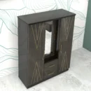 Lorenzo wardrobe 3 doors top view