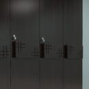 Auric 4 Door Wardrobe close up view