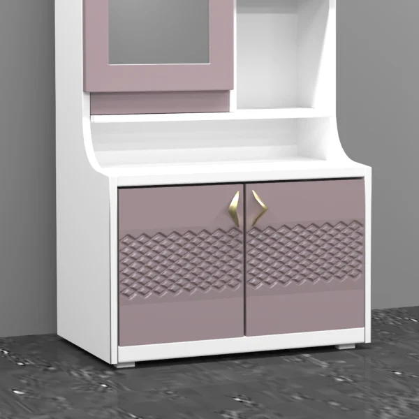 solace dresser closeup doors view