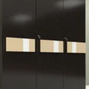 BELAVITA 3 Door Wardrobe close up view