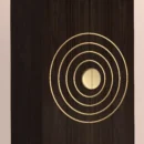 Gussi 2 door wardrobe close up view